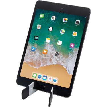 Logotrade advertising products photo of: Buna recycled plastic foldable tablet and phone stand